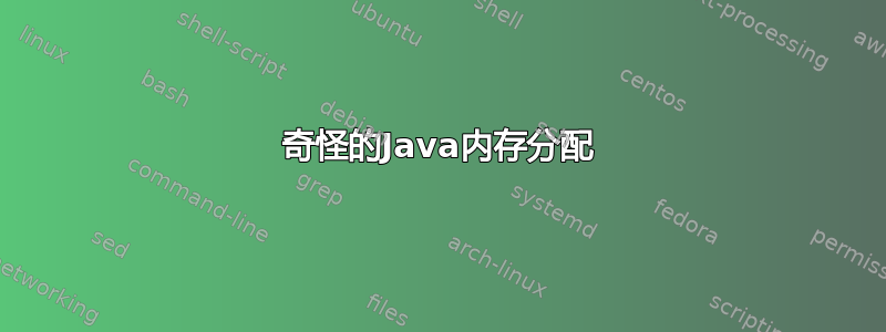 奇怪的Java内存分配