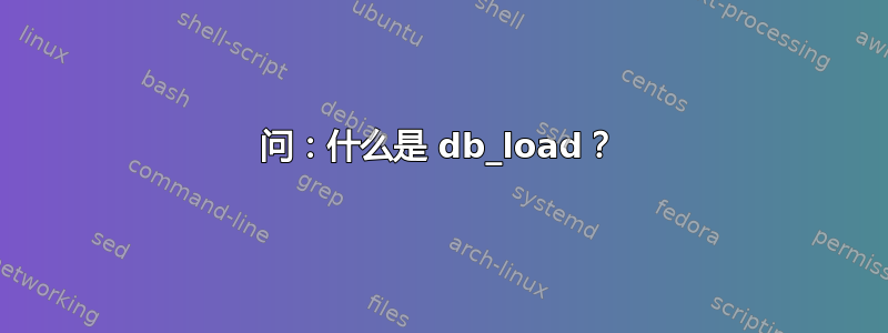 问：什么是 db_load？