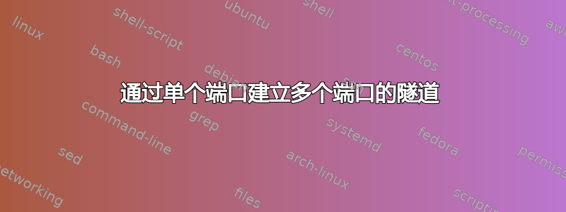 通过单个端口建立多个端口的隧道