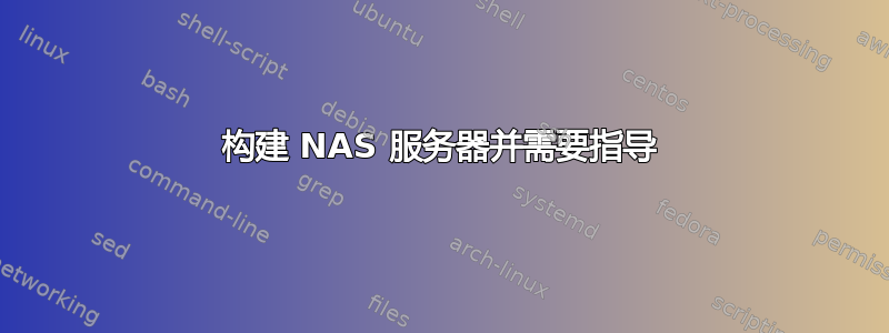 构建 NAS 服务器并需要指导