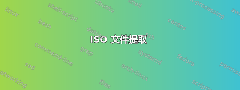 ISO 文件提取