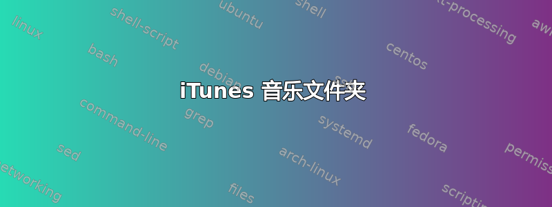 iTunes 音乐文件夹