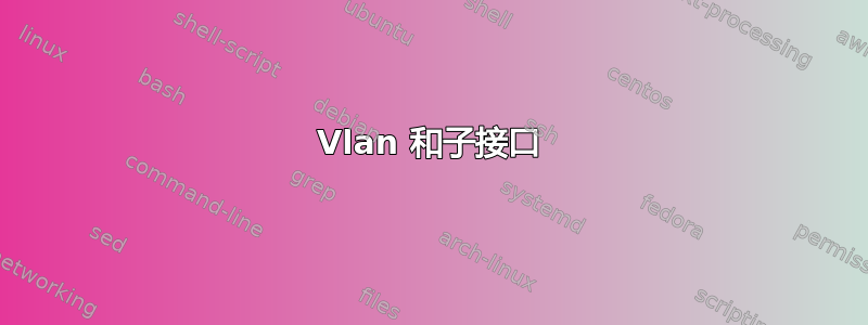 Vlan 和子接口