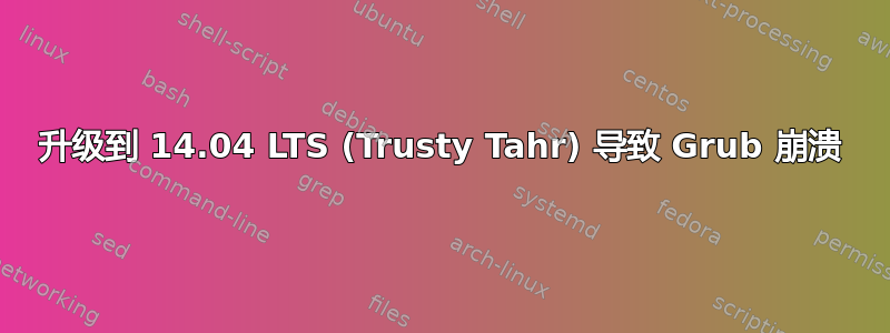 升级到 14.04 LTS (Trusty Tahr) 导致 Grub 崩溃