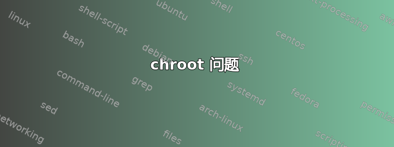 chroot 问题