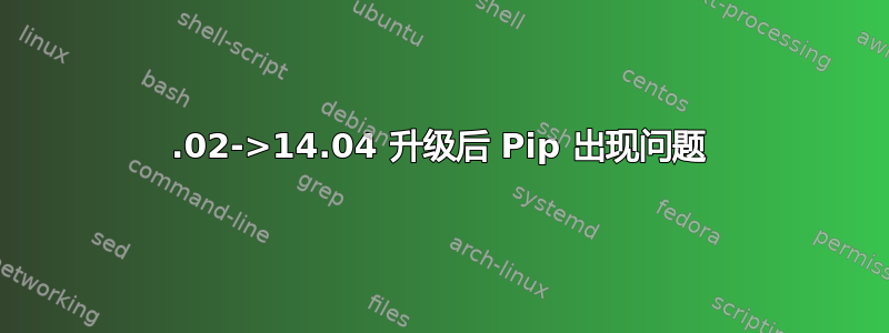 12.02->14.04 升级后 Pip 出现问题