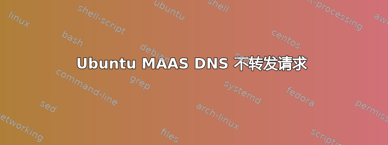 Ubuntu MAAS DNS 不转发请求