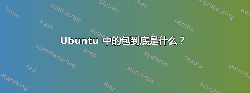 Ubuntu 中的包到底是什么？