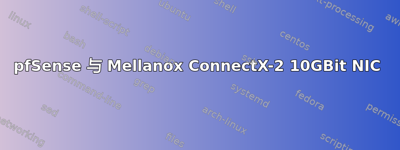 pfSense 与 Mellanox ConnectX-2 10GBit NIC