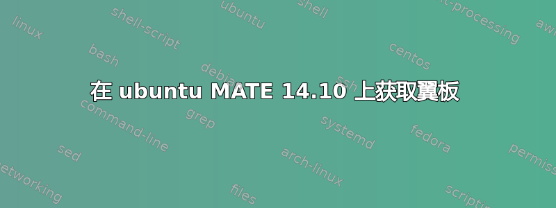 在 ubuntu MATE 14.10 上获取翼板