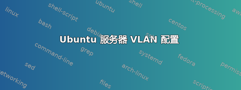 Ubuntu 服务器 VLAN 配置