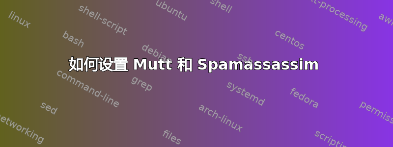 如何设置 Mutt 和 Spamassassim