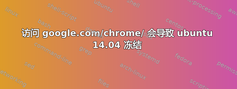 访问 google.com/chrome/ 会导致 ubuntu 14.04 冻结