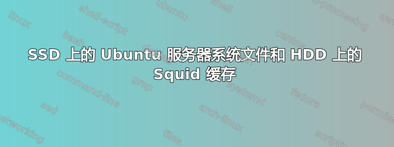 SSD 上的 Ubuntu 服务器系统文件和 HDD 上的 Squid 缓存