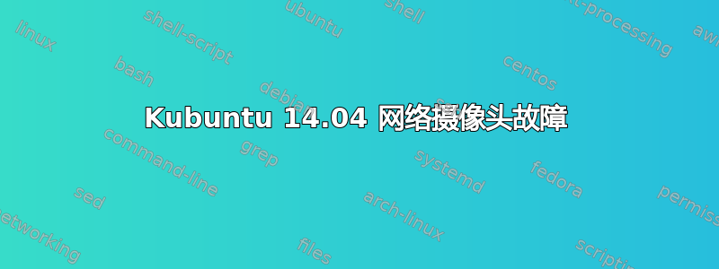 Kubuntu 14.04 网络摄像头故障