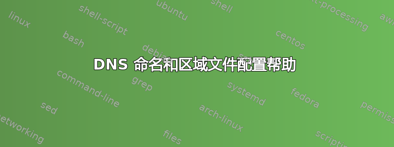 DNS 命名和区域文件配置帮助