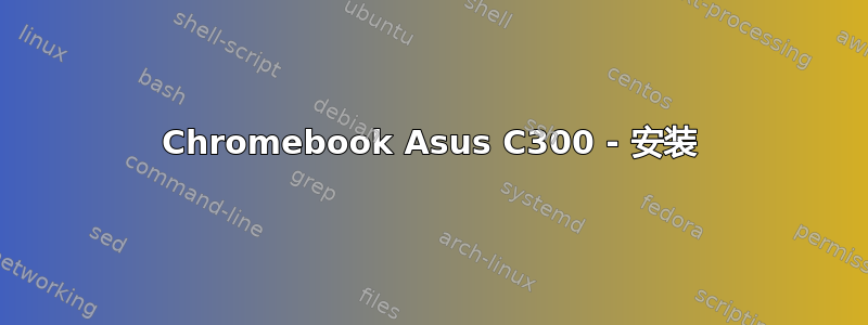 Chromebook Asus C300 - 安装