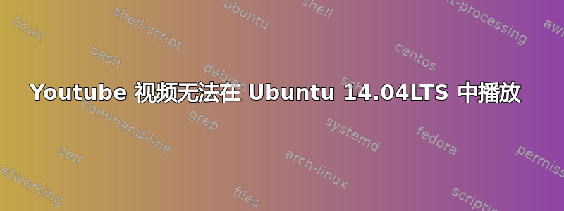 Youtube 视频无法在 Ubuntu 14.04LTS 中播放 