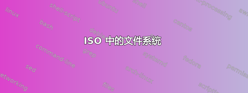 ISO 中的文件系统