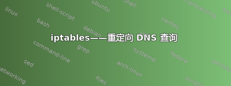 iptables——重定向 DNS 查询