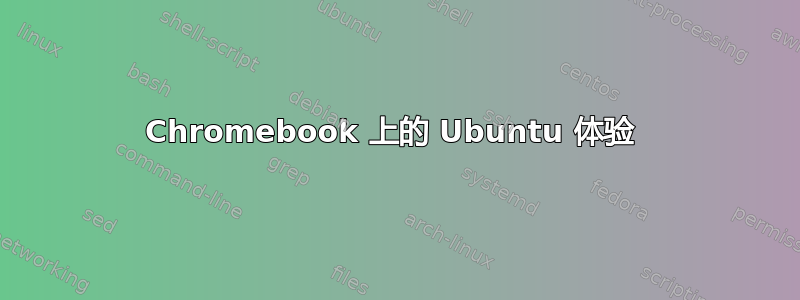 Chromebook 上的 Ubuntu 体验 