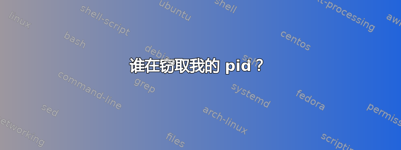 谁在窃取我的 pid？