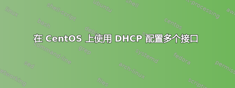 在 CentOS 上使用 DHCP 配置多个接口