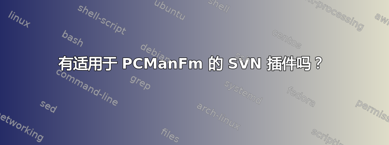 有适用于 PCManFm 的 SVN 插件吗？