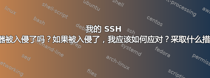 我的 SSH 服务器被入侵了吗？如果被入侵了，我应该如何应对？采取什么措施？