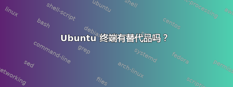 Ubuntu 终端有替代品吗？