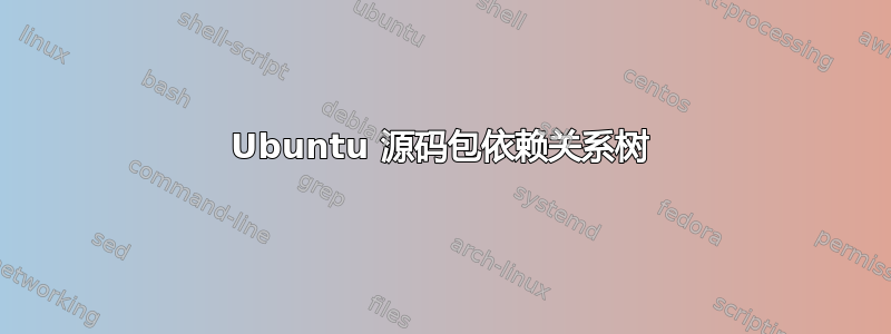 Ubuntu 源码包依赖关系树