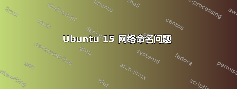 Ubuntu 15 网络命名问题