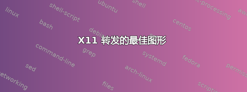 X11 转发的最佳图形