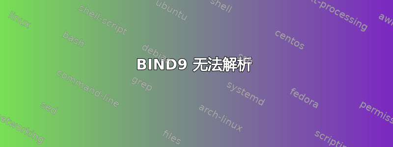 BIND9 无法解析