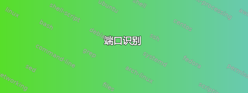 端口识别