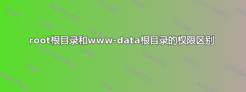 root根目录和www-data根目录的权限区别