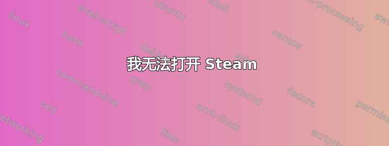 我无法打开 Steam