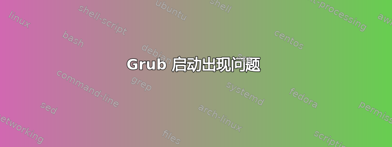 Grub 启动出现问题