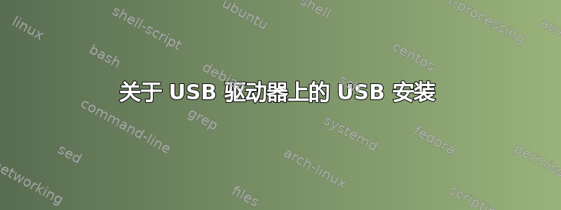 关于 USB 驱动器上的 USB 安装