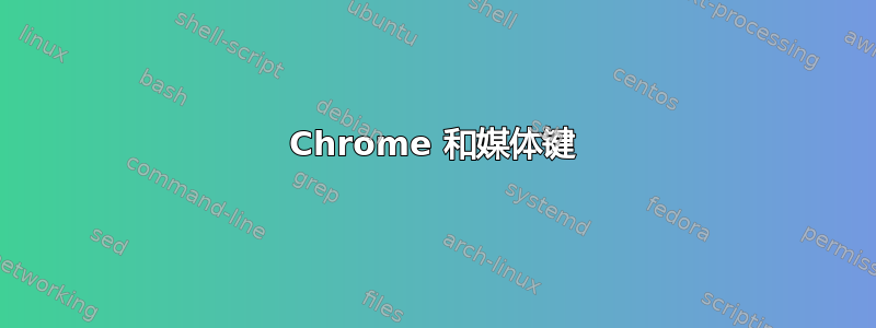 Chrome 和媒体键