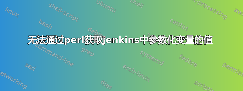 无法通过perl获取jenkins中参数化变量的值