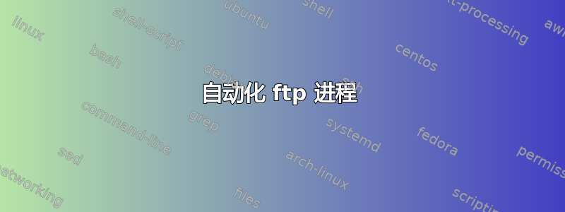 自动化 ftp 进程