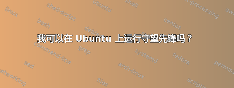 我可以在 Ubuntu 上运行守望先锋吗？