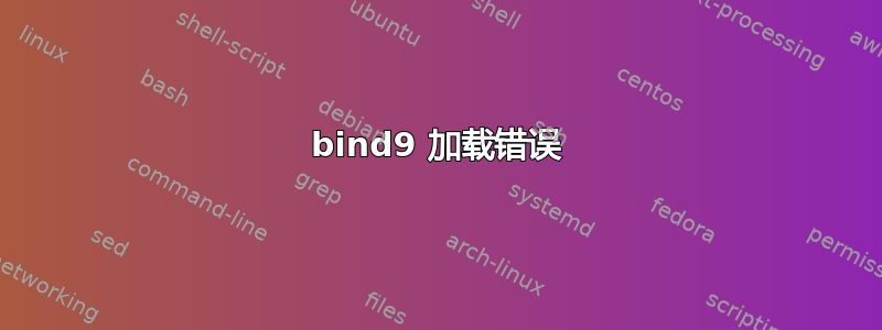 bind9 加载错误