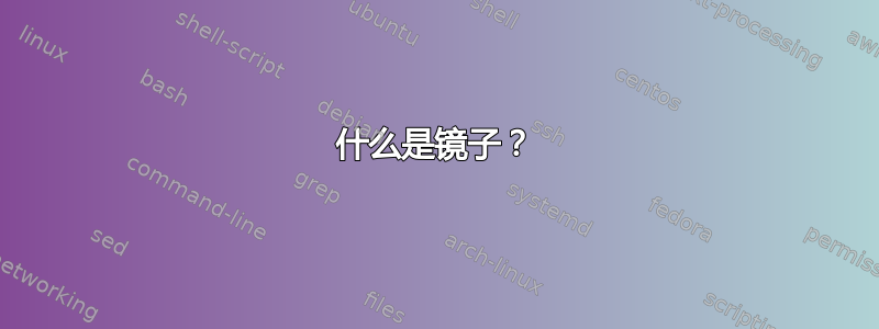 什么是镜子？