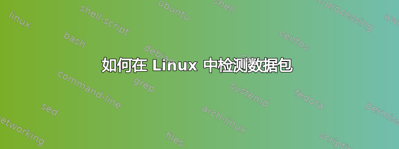 如何在 Linux 中检测数据包