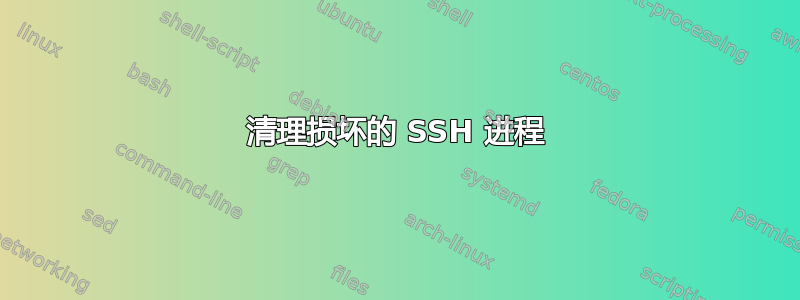 清理损坏的 SSH 进程