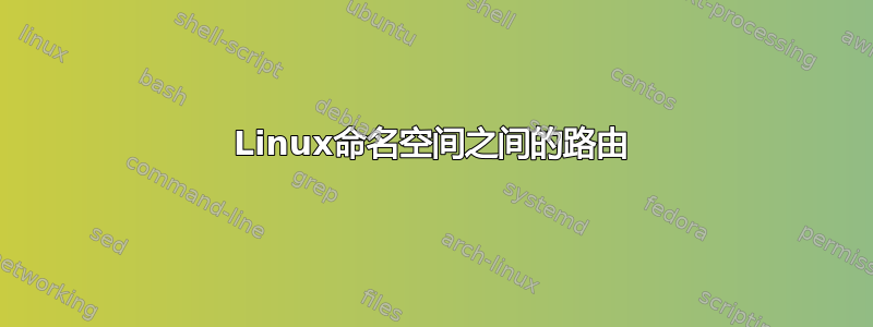 Linux命名空间之间的路由