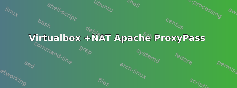 Virtualbox +NAT Apache ProxyPass