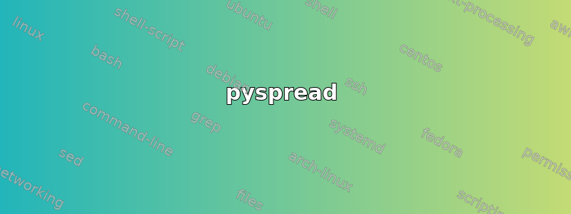 pyspread